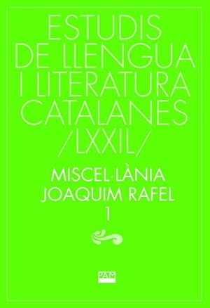 MISCEL·LÀNIA JOAQUIM RAFEL-1 | 9788491913382 | Llibreria Geli - Llibreria Online de Girona - Comprar llibres en català i castellà