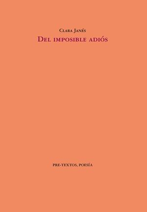 DEL IMPOSIBLE ADIÓS | 9788410309258 | JANÉS, CLARA | Llibreria Geli - Llibreria Online de Girona - Comprar llibres en català i castellà