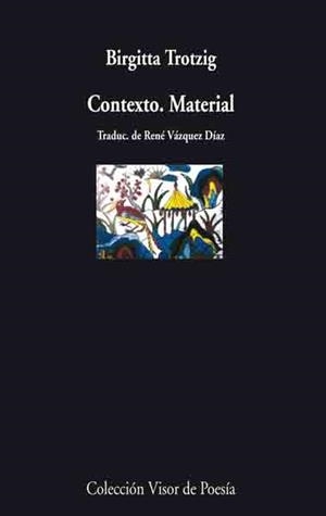 CONTEXTO,MATERIAL | 9788475225937 | TROTZIG,BIRGITTA | Libreria Geli - Librería Online de Girona - Comprar libros en catalán y castellano