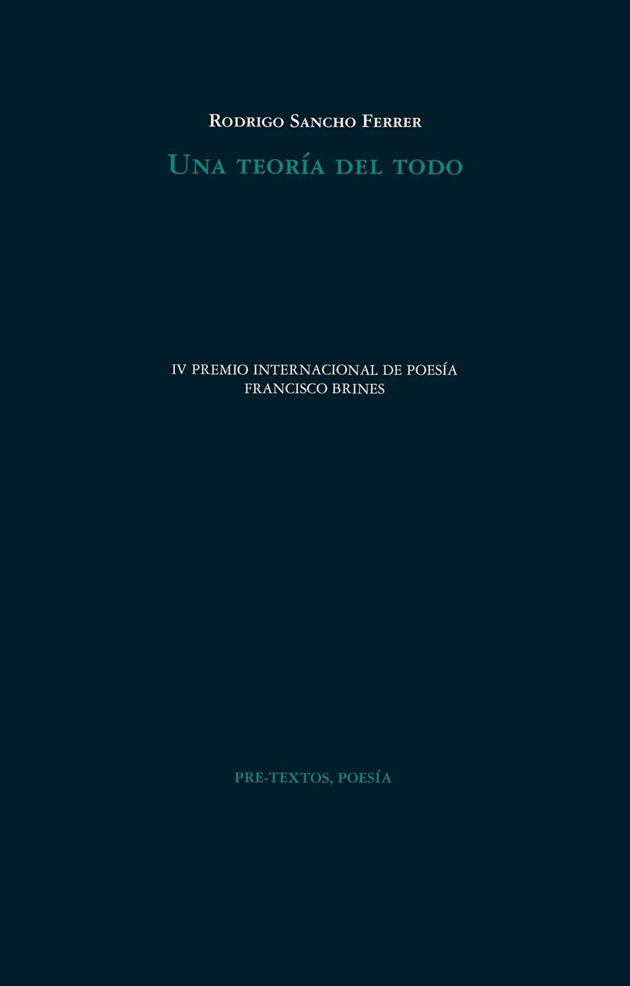 UNA TEORÍA DEL TODO | 9788410309241 | SANCHO FERRER, RODRIGO | Llibreria Geli - Llibreria Online de Girona - Comprar llibres en català i castellà