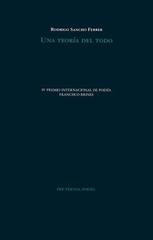 UNA TEORÍA DEL TODO | 9788410309241 | SANCHO FERRER, RODRIGO | Llibreria Geli - Llibreria Online de Girona - Comprar llibres en català i castellà