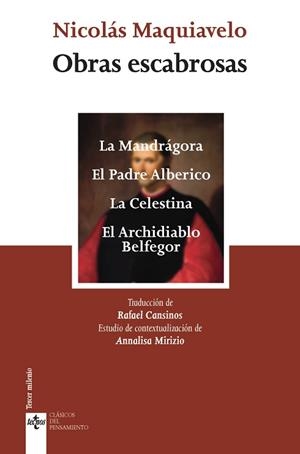 OBRAS ESCABROSAS(MAQUIAVELO) | 9788430990177 | MAQUIAVELO, NICOLÁS | Llibreria Geli - Llibreria Online de Girona - Comprar llibres en català i castellà