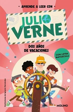 APRENDE A LEER CON JULIO VERNE .DOS AÑOS DE VACACIONES | 9788427246850 | VERNE, JULIO/GREEN, SHIA | Llibreria Geli - Llibreria Online de Girona - Comprar llibres en català i castellà