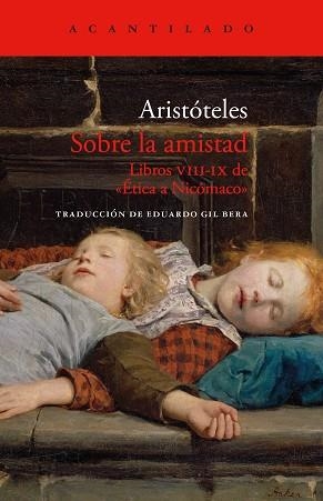 SOBRE LA AMISTAD | 9788419958457 | ARISTÓTELES | Llibreria Geli - Llibreria Online de Girona - Comprar llibres en català i castellà