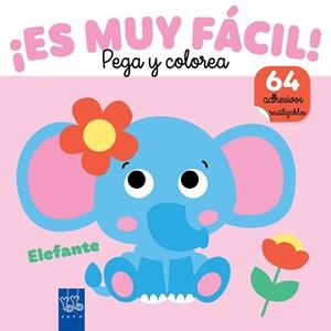 ES MUY FÁCIL! PEGA Y COLOREA. ELEFANTE | 9788408282402 | YOYO | Llibreria Geli - Llibreria Online de Girona - Comprar llibres en català i castellà