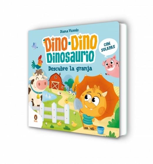 DINO-DINO DINOSAURIO DESCUBRE LA GRANJA (DINO-DINO DINOSAURIO) | 9788419511676 | VICEDO, DIANA | Llibreria Geli - Llibreria Online de Girona - Comprar llibres en català i castellà