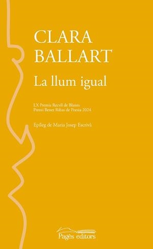 LA LLUM IGUAL | 9788413036045 | BALLART LLADÓS, CLARA | Llibreria Geli - Llibreria Online de Girona - Comprar llibres en català i castellà