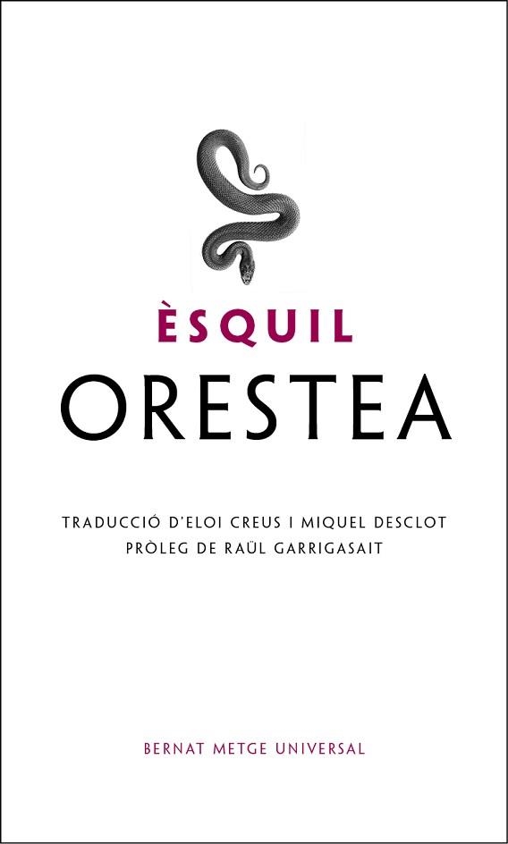 ORESTEA | 9788498594515 | ÈSQUIL | Libreria Geli - Librería Online de Girona - Comprar libros en catalán y castellano