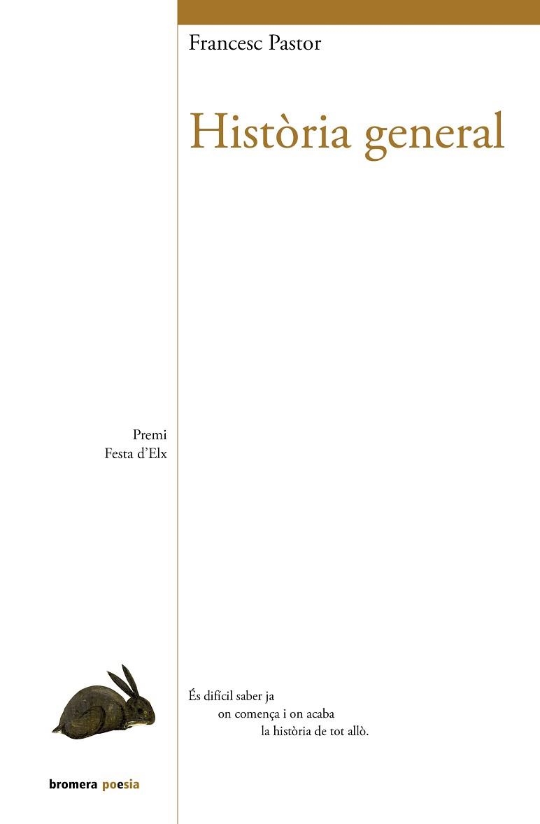 HISTÒRIA GENERAL | 9788413587516 | FRANCESC PASTOR | Libreria Geli - Librería Online de Girona - Comprar libros en catalán y castellano