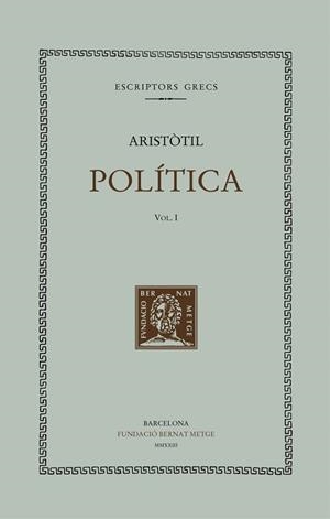 POLÍTICA-1(LLIBRES I-III) | 9788498594065 | ARISTÒTIL | Libreria Geli - Librería Online de Girona - Comprar libros en catalán y castellano