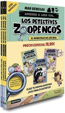 APRENDE A LEER CON... ¡LOS DETECTIVES ZOOPENCOS! 1, 2 Y 3: EN LETRA(PACK) | 9788408300946 | BENEGAS, MAR | Libreria Geli - Librería Online de Girona - Comprar libros en catalán y castellano