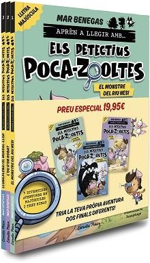 APRÈN A LLEGIR AMB... ELS DETECTIUS POCA-ZOOLTES!  1,2 I 3: EN LLETRA MAJÚSCULA(PACK) | 9791387519438 | BENEGAS, MAR | Libreria Geli - Librería Online de Girona - Comprar libros en catalán y castellano
