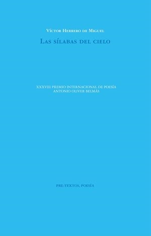 LAS SÍLABAS DEL CIELO | 9788410309371 | HERRERO DE MIGUEL, VÍCTOR | Llibreria Geli - Llibreria Online de Girona - Comprar llibres en català i castellà
