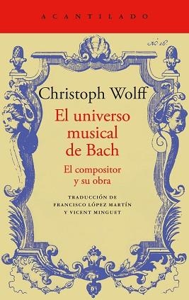 EL UNIVERSO MUSICAL DE BACH | 9788419958532 | WOLFF, CHRISTOPH | Llibreria Geli - Llibreria Online de Girona - Comprar llibres en català i castellà