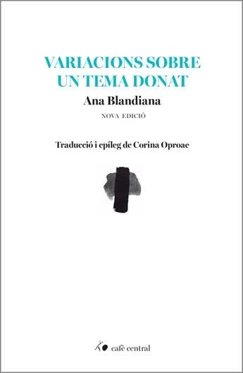 VARIACIONS SOBRE UN TEMA DONAT | 9788410482104 | BLANDIANA, ANA | Libreria Geli - Librería Online de Girona - Comprar libros en catalán y castellano