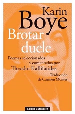 BROTAR DUELE | 9788410317826 | BOYE, KARIN | Llibreria Geli - Llibreria Online de Girona - Comprar llibres en català i castellà