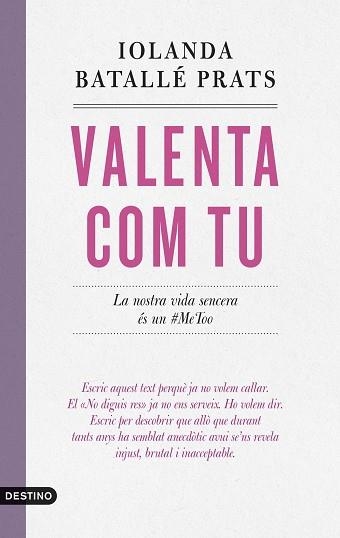 VALENTA COM TU | 9788419734235 | BATALLÉ PRATS, IOLANDA | Llibreria Geli - Llibreria Online de Girona - Comprar llibres en català i castellà