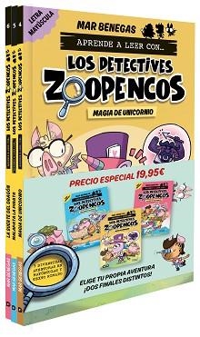 PACK APRENDE A LEER CON LOS DETECTIVES ZOOPENCOS! 4, 5 Y 6 | 9788408299226 | BENEGAS, MAR | Libreria Geli - Librería Online de Girona - Comprar libros en catalán y castellano