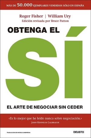 OBTENGA EL SÍ | 9788423439164 | URY, WILLIAM/FISHER, ROGER/PATTON, BRUCE | Libreria Geli - Librería Online de Girona - Comprar libros en catalán y castellano