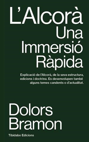 L'ALCORÀ.UNA IMMERSIÓ RÀPIDA | 9791387633127 | BRAMON, DOLORS | Llibreria Geli - Llibreria Online de Girona - Comprar llibres en català i castellà