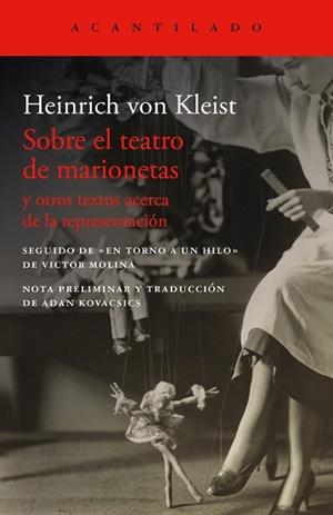 SOBRE EL TEATRO DE MARIONETAS | 9788419958648 | VON KLEIST, HEINRICH | Llibreria Geli - Llibreria Online de Girona - Comprar llibres en català i castellà