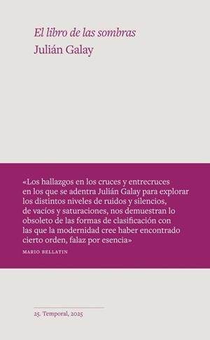 EL LIBRO DE LAS SOMBRAS | 9788412941135 | GALAY,JULIÁN | Libreria Geli - Librería Online de Girona - Comprar libros en catalán y castellano