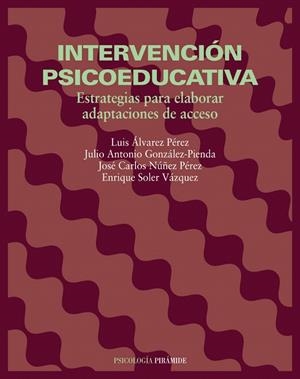 INTERVENCION PSICOEDUCATIVA.ESTRATEGIAS PARA ELABO | 9788436813388 | ALVAREZ PEREZ,L./GONZALEZ-PIENDA,J.A./.. | Libreria Geli - Librería Online de Girona - Comprar libros en catalán y castellano