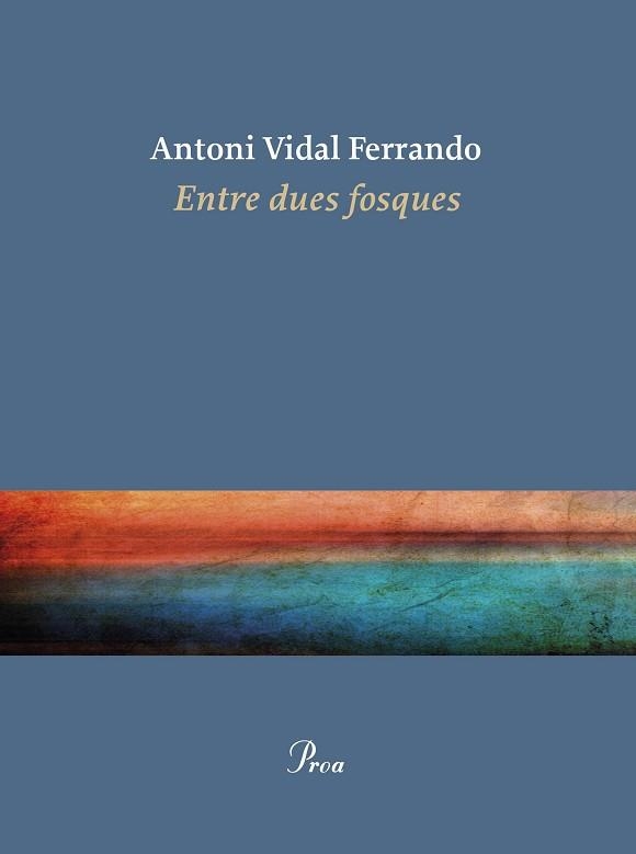 ENTRE DUES FOSQUES | 9788410488434 | VIDAL FERRANDO, ANTONI | Libreria Geli - Librería Online de Girona - Comprar libros en catalán y castellano
