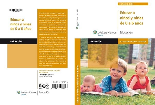EDUCAR A NIÑOS Y NIÑAS DE 0 A 6 AÑOS | 9788471978790 | VALLET,MAITE | Libreria Geli - Librería Online de Girona - Comprar libros en catalán y castellano