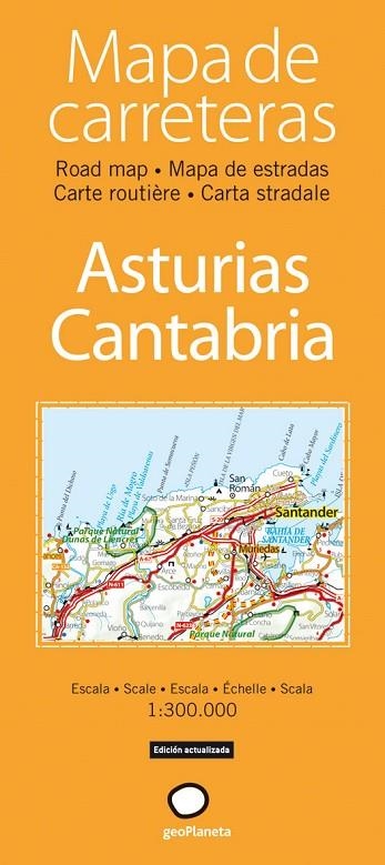 ASTURIAS Y CANTABRIA(MAPA DE CARRETERAS) | 9788408077855 | AA. VV. | Libreria Geli - Librería Online de Girona - Comprar libros en catalán y castellano