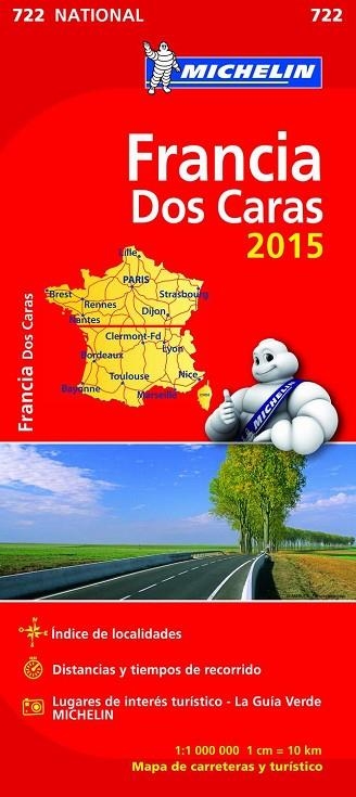 FRANCIA(MAPA DOS CARAS.EDICION 2015) | 9782067199033 | VARIOS AUTORES | Llibreria Geli - Llibreria Online de Girona - Comprar llibres en català i castellà