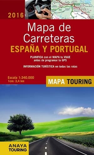 MAPA DE CARRETERAS DE ESPAÑA Y PORTUGAL 1:340.000, 2016 | 9788499358499 | Llibreria Geli - Llibreria Online de Girona - Comprar llibres en català i castellà