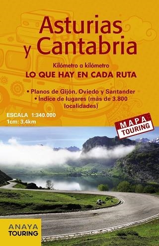 MAPA DE CARRETERES ASTURIAS Y CANTABRIA (ESCALA 1:340 000) | 9788499358512 | Llibreria Geli - Llibreria Online de Girona - Comprar llibres en català i castellà