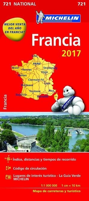FRANCIA(MAPA.EDICION 2017) | 9782067218659 | Llibreria Geli - Llibreria Online de Girona - Comprar llibres en català i castellà