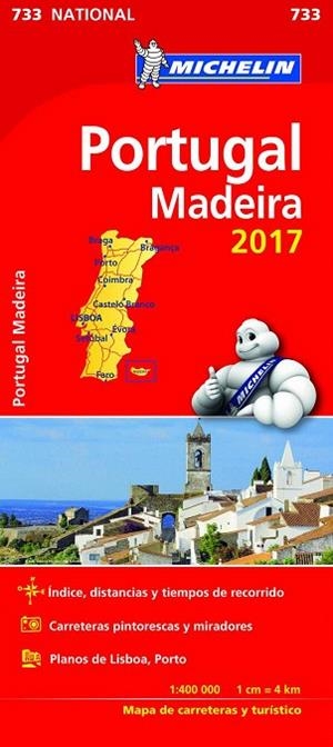 MAPA NATIONAL PORTUGAL 733 (2017) | 9782067218864 | V.V.A.A. | Llibreria Geli - Llibreria Online de Girona - Comprar llibres en català i castellà