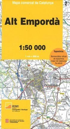ALT EMPORDÀ(MAPA COMARCAL DE CATALUNYA) | 9788439397656 | Llibreria Geli - Llibreria Online de Girona - Comprar llibres en català i castellà