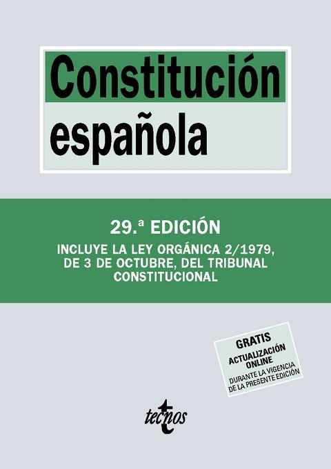 CONSTITUCIÓN ESPAÑOLA(29ª EDICIÓN 2025) | 9788430993048 | Libreria Geli - Librería Online de Girona - Comprar libros en catalán y castellano