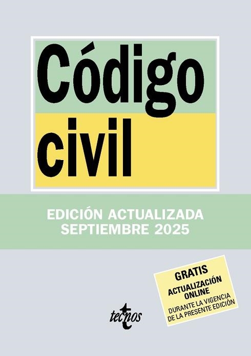 CÓDIGO CIVIL(44ª EDICIÓN 2025) | 9788430992980 | Libreria Geli - Librería Online de Girona - Comprar libros en catalán y castellano