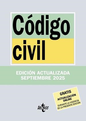 CÓDIGO CIVIL(44ª EDICIÓN 2025) | 9788430992980 | Llibreria Geli - Llibreria Online de Girona - Comprar llibres en català i castellà