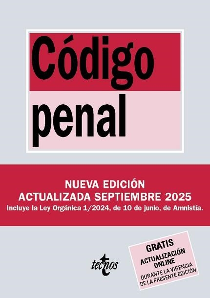 CÓDIGO PENAL(33ª EDICIÓN 2025) | 9788430993093 | Libreria Geli - Librería Online de Girona - Comprar libros en catalán y castellano