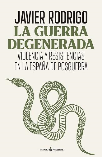 LA GUERRA DEGENERADA | 9788412899566 | RODRIGO SÁNCHEZ, JAVIER | Libreria Geli - Librería Online de Girona - Comprar libros en catalán y castellano
