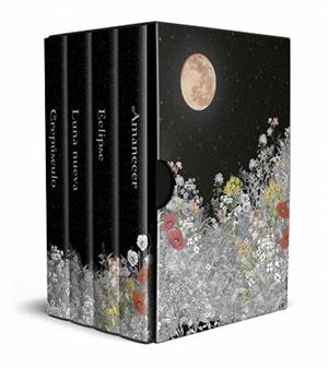 ESTUCHE SAGA CREPÚSCULO 20 ANIVERSARIO(CREPÚSCULO/LUNA NUEVA/ECLIPSE/AMANECER) | 9788410489950 | MEYER, STEPHENIE | Libreria Geli - Librería Online de Girona - Comprar libros en catalán y castellano