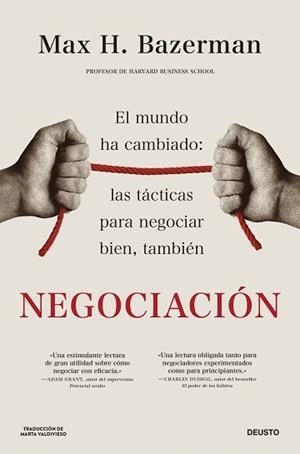 NEGOCIACIÓN | 9788423439546 | H. BAZERMAN, MAX | Libreria Geli - Librería Online de Girona - Comprar libros en catalán y castellano