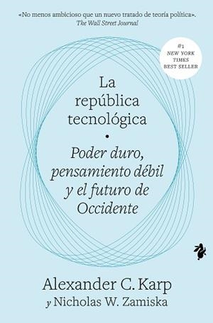 LA REPÚBLICA TECNOLÓGICA | 9791387936020 | KARP, ALEXANDER C./ZAMISKA, NICHOLAS W. | Llibreria Geli - Llibreria Online de Girona - Comprar llibres en català i castellà