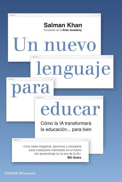 UN NUEVO LENGUAJE PARA EDUCAR | 9788449344473 | KHAN, SALMAN | Llibreria Geli - Llibreria Online de Girona - Comprar llibres en català i castellà