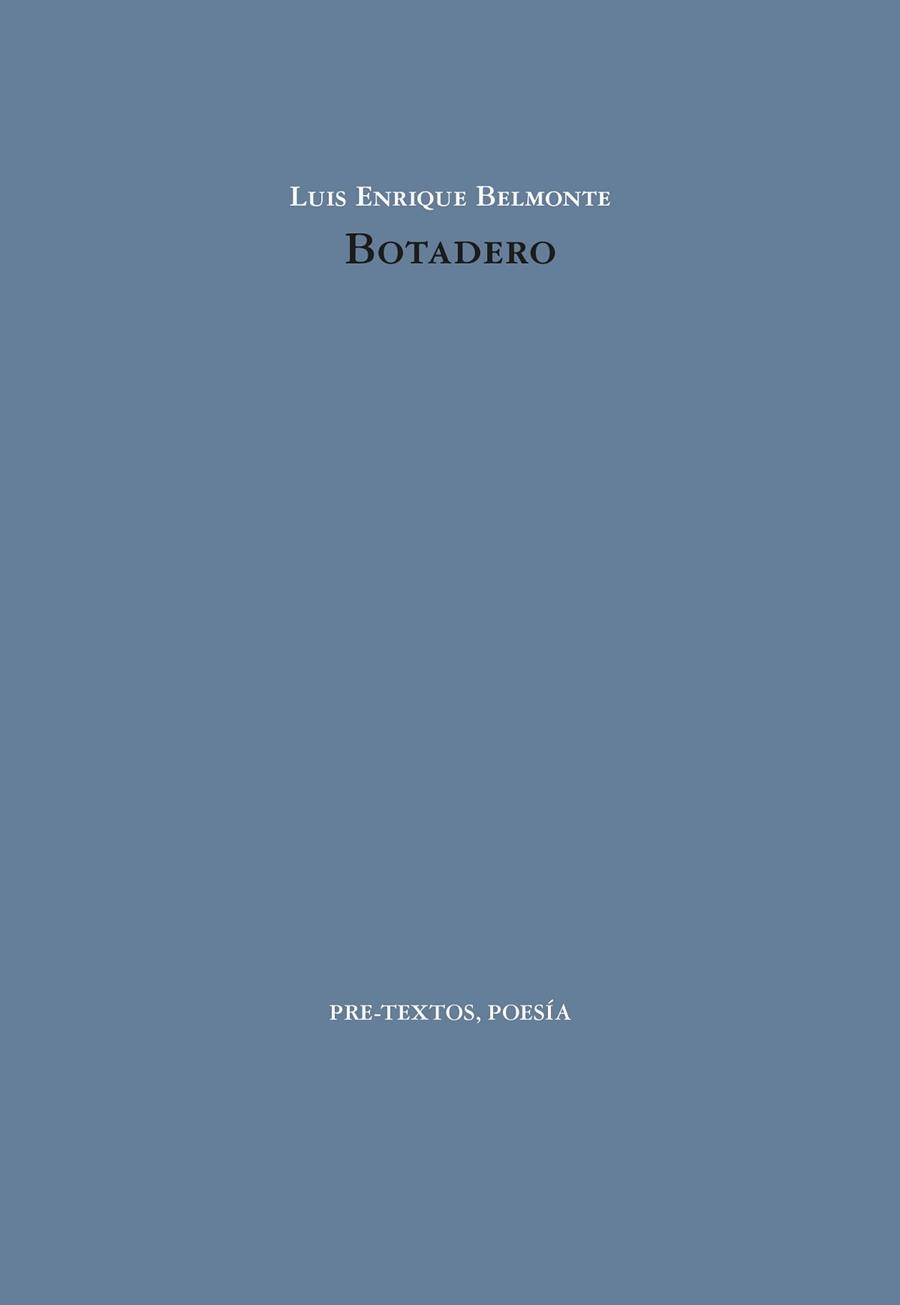 BOTADERO | 9788410309678 | BELMONTE, LUIS ENRIQUE | Libreria Geli - Librería Online de Girona - Comprar libros en catalán y castellano