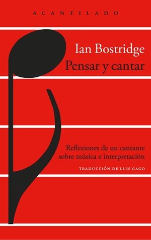 PENSAR Y CANTAR | 9788419958877 | BOSTRIDGE, IAN | Llibreria Geli - Llibreria Online de Girona - Comprar llibres en català i castellà