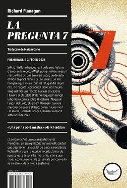 LA PREGUNTA 7(EDICIÓ EN CATALÀ) | 9791387726157 | FLANAGAN, RICHARD | Llibreria Geli - Llibreria Online de Girona - Comprar llibres en català i castellà