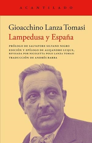 LAMPEDUSA Y ESPAÑA | 9788419958891 | LAMZA TOMASI, GIOACCHINO | Llibreria Geli - Llibreria Online de Girona - Comprar llibres en català i castellà