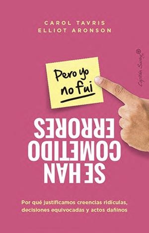 SE HAN COMETIDO ERRORES (PERO YO NO FUI) | 9791399039177 | TAVRIS, CAROL/ARONSON, ELLIOT | Llibreria Geli - Llibreria Online de Girona - Comprar llibres en català i castellà